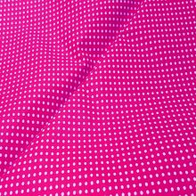 Pamutvászon apró pöttyös, pink