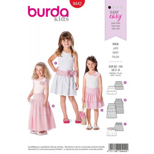 9442 Gyerek szabásminta