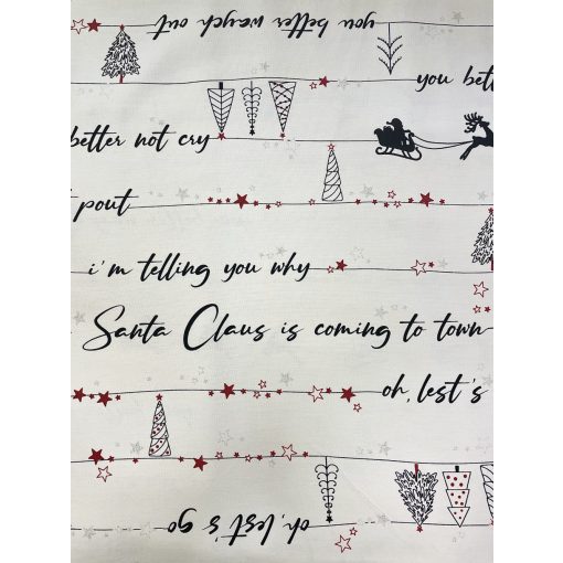 Karácsonyi szánkós, szarvasos, feliratos