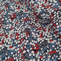 Viszkózjersey apró leveles 