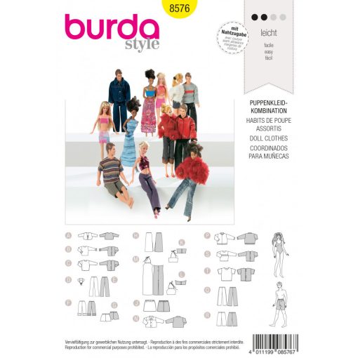 Burda szabásminta - 8576