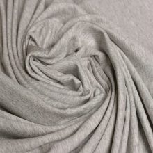 Viszkózjersey (1,8) világos szürke melíros