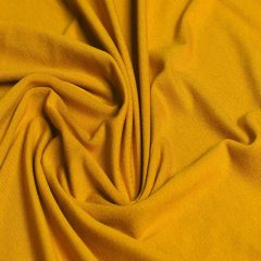 Viszkózjersey mustársárga