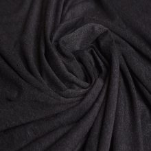 Viszkózjersey sötétszürke melíros 