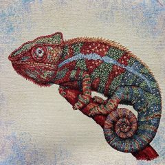 Párna panel kaméleon