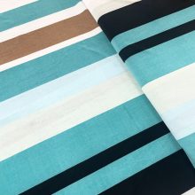 Poliészter jersey színes csíkos