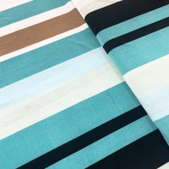 Poliészter jersey színes csíkos