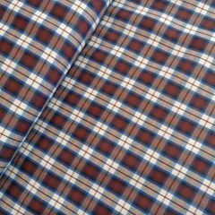 Kockás PE vászon kék/bordó