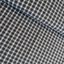 Kockás PE vászon szürke/kék