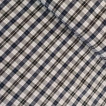 Kockás PE vászon kék/szürke