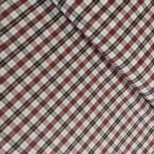 Kockás PE vászon fekete/piros