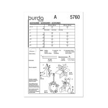 Burda szabásminta - 5760