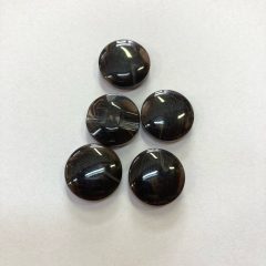 Gomb alulvarrós, 17 mm (26-os), sötétbarna