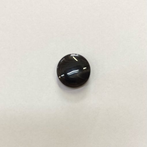 Gomb alulvarrós, 17 mm (26-os), sötétbarna