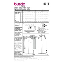 Burda szabásminta - 5715