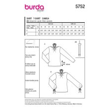 Burda szabásminta - 5752