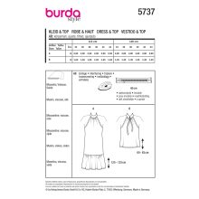 Burda szabásminta - 5737