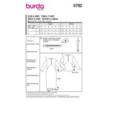 Burda szabásminta - 5792