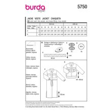 Burda szabásminta - 5750
