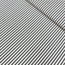 Puplin szürke-fehér csíkos