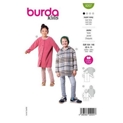 9207 Gyerek szabásminta