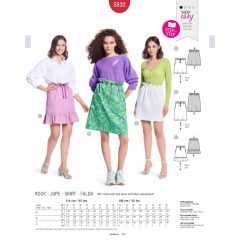 Burda szabásminta - 5832