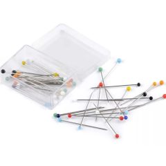 Gombostű üvegfejű