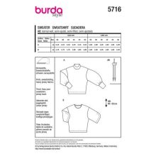 Burda szabásminta - 5716