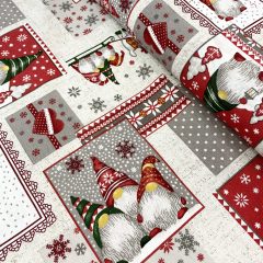 Karácsonyi manós patchwork