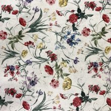 Loneta színes virágok