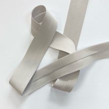 Pamut ferdepánt világos szürke 3 cm