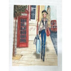 Nyomott mintás panel A5 méret