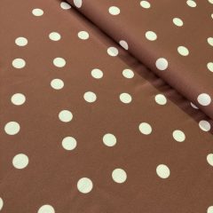 Latina barna, fehér pöttyös