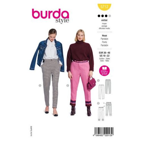 Burda szabásminta - 5712