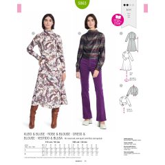 Burda szabásminta - 5863