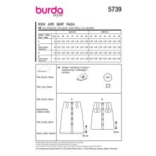 Burda szabásminta - 5739