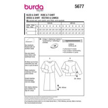 Burda szabásminta - 5677