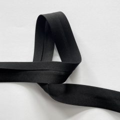 Pamut ferdepánt fekete 3 cm