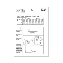 Burda szabásminta - 5733