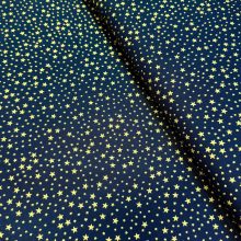 Karácsonyi csillagos vászon, sötétkék