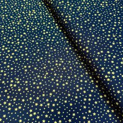 Karácsonyi csillagos vászon, sötétkék