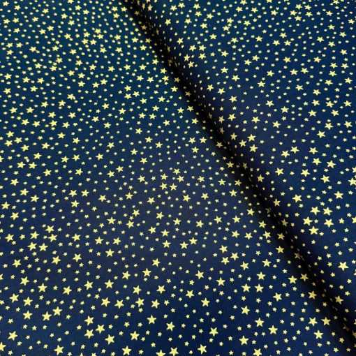 Karácsonyi csillagos vászon, sötétkék