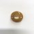 Gomb alulvarrós, 23x20 mm (36-os), cappuccino színű