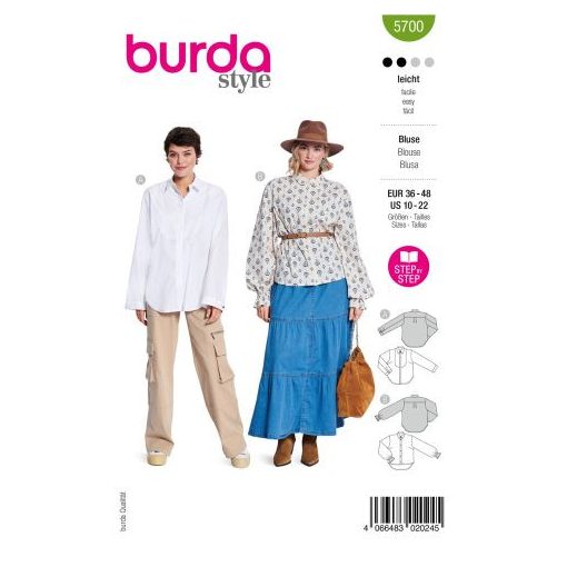 Burda szabásminta - 5700