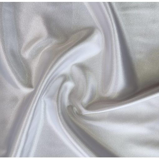 Elasztikus szatén fehér