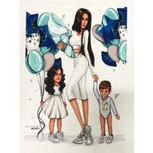 Nyomott mintás panel A5 méret