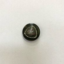 Gomb alulvarrós, 17 mm (26-os), sötétzöld