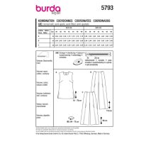 Burda szabásminta - 5793