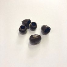 Műanyag zsinórvég 5-6 mm-es zsinórhoz barna