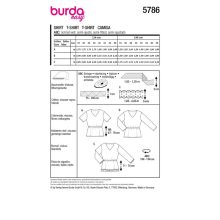 Burda szabásminta - 5786